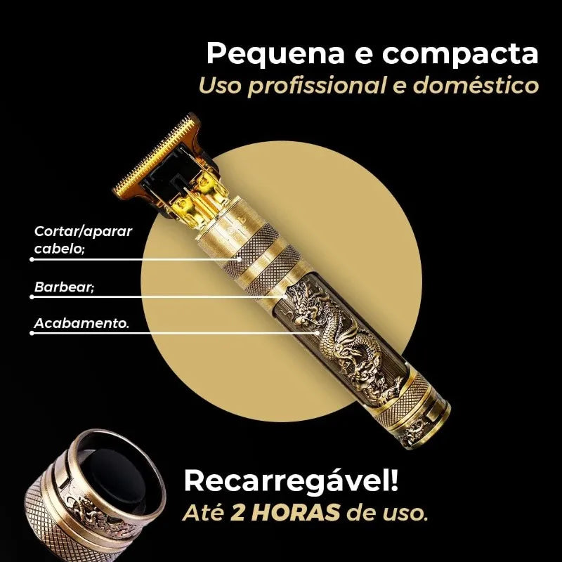 Máquina de corte de cabelo profissional elétrica masculino barba